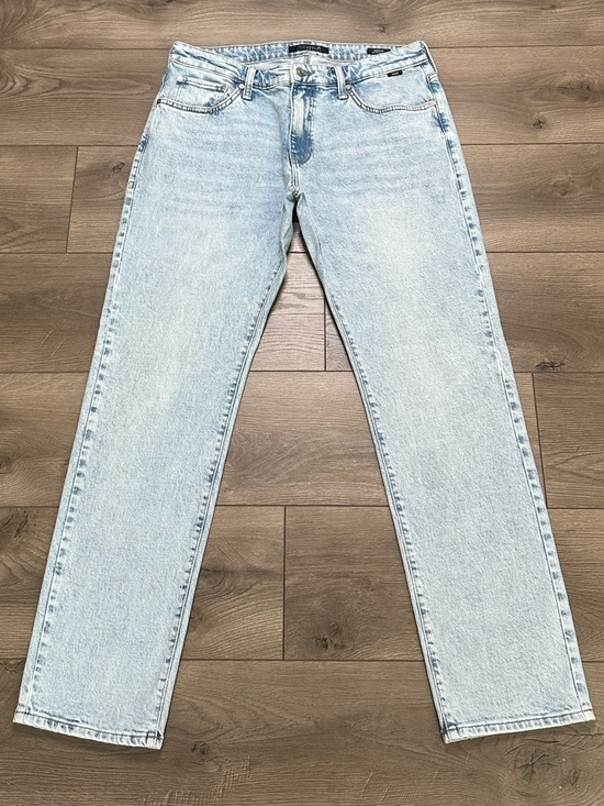 Mavi Other - Mavi Marcus 31” Slim Straight Leg Stretch Light Wash Blue Jeans Size 34